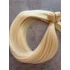 Platina szőke tresszelt 45cm 100% eredeti emberi haj/1gr