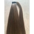 Gesztenye színű, enyhén sötét szálakkal melíros, egyenes I. osztályú vasalható szintetikus copf 60cm (34)